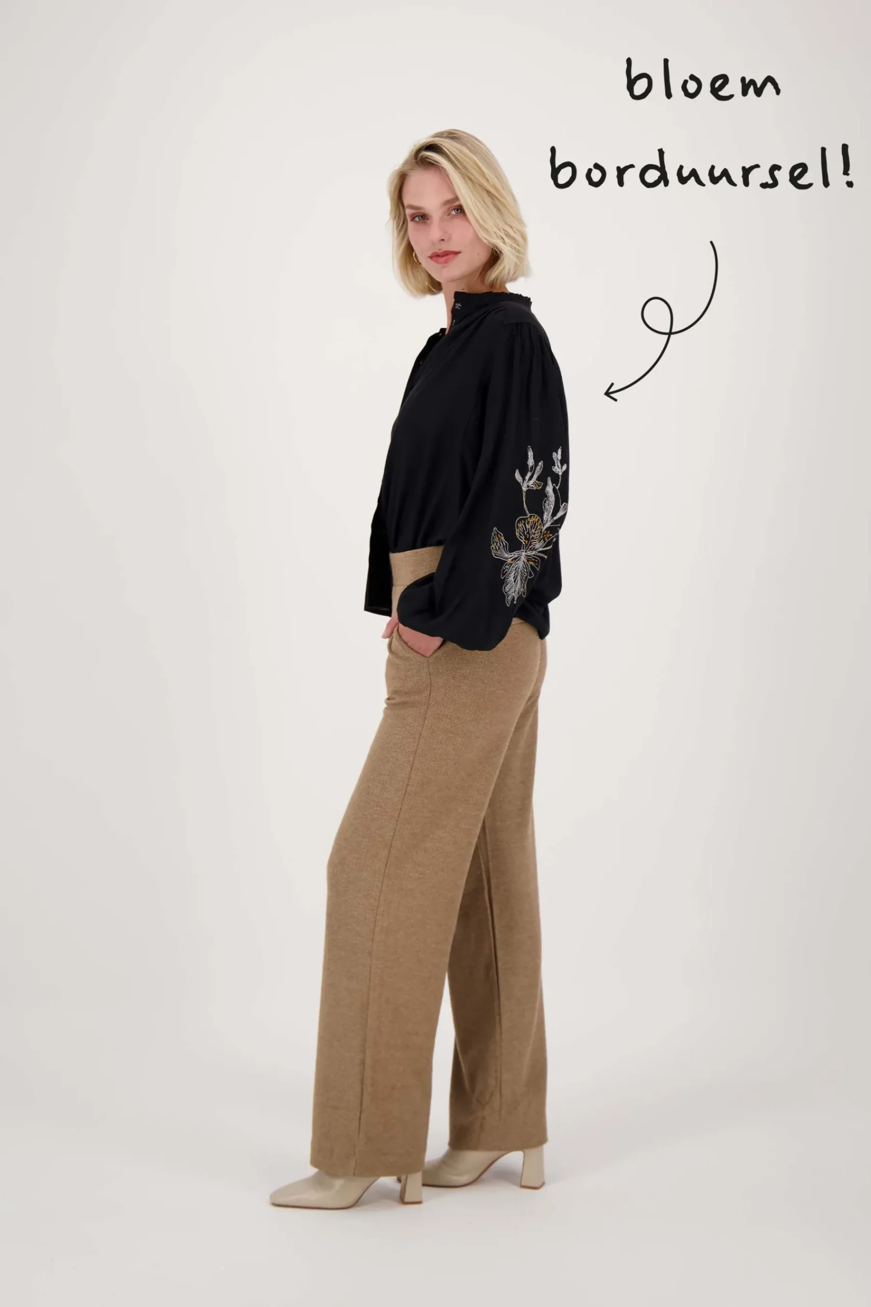 ZUSSS blouse met borduur