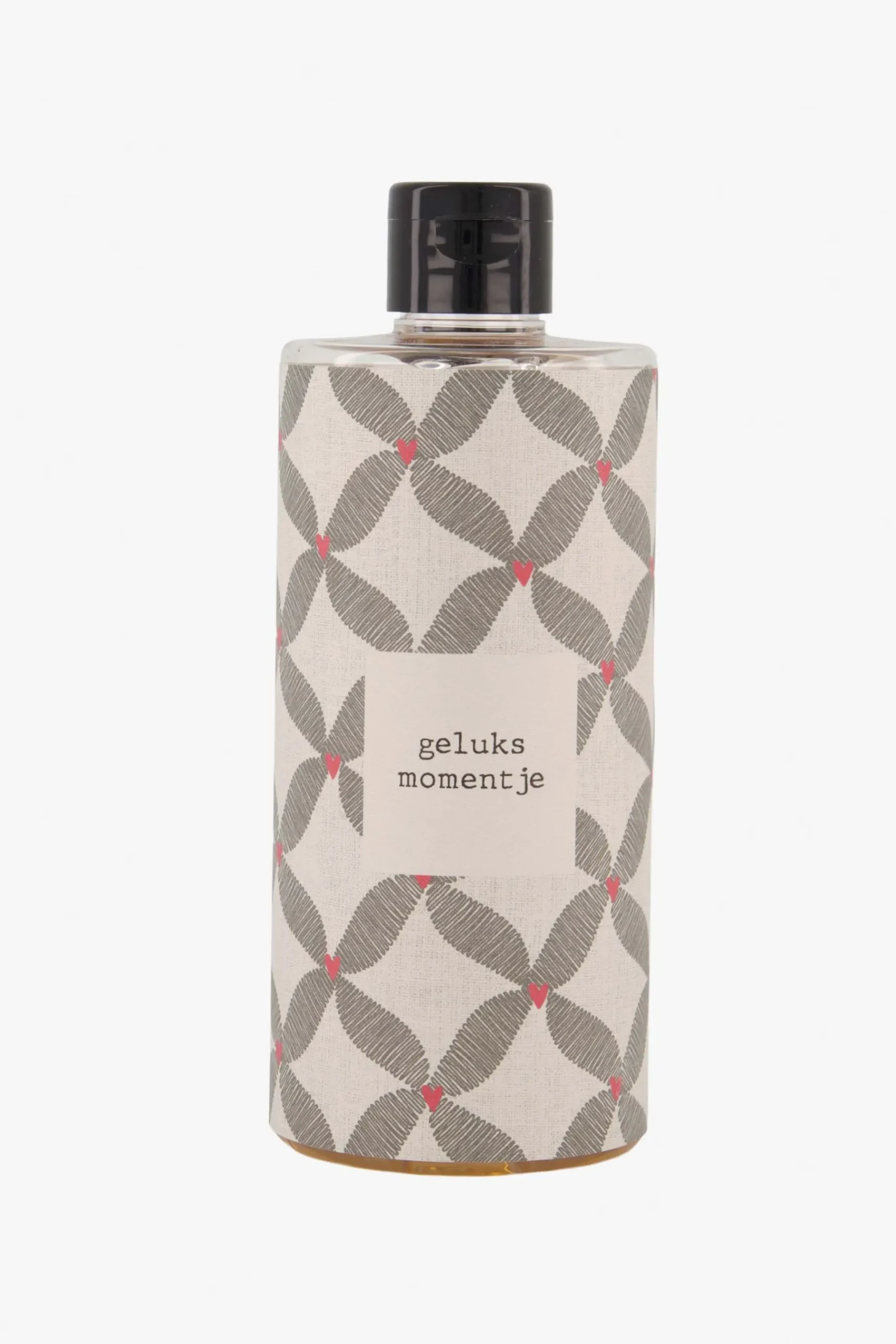 ZUSSS bodywash 500ml geluksmomentje antracietgrijs/roze rood