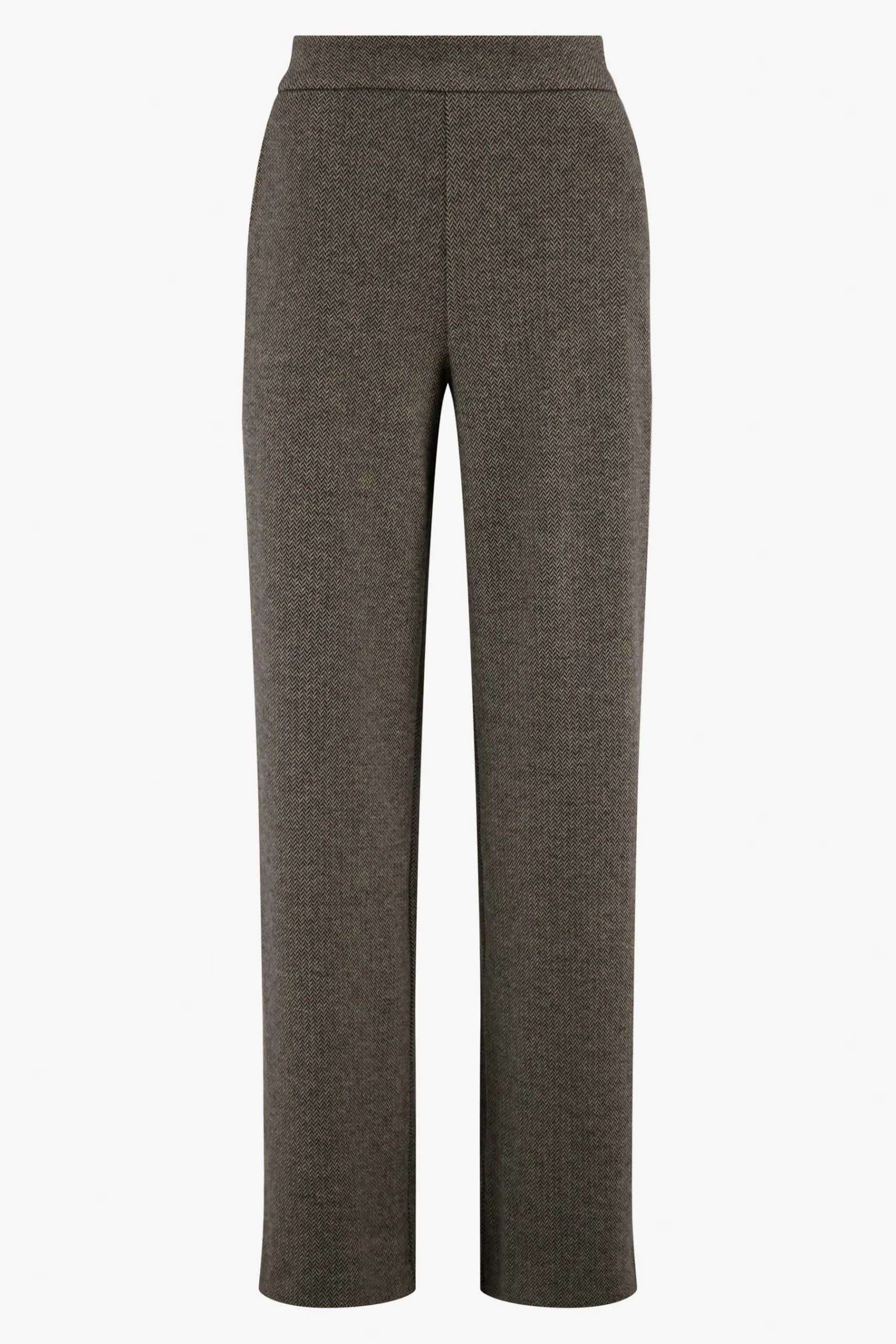 ZUSSS broek met visgraat structuur