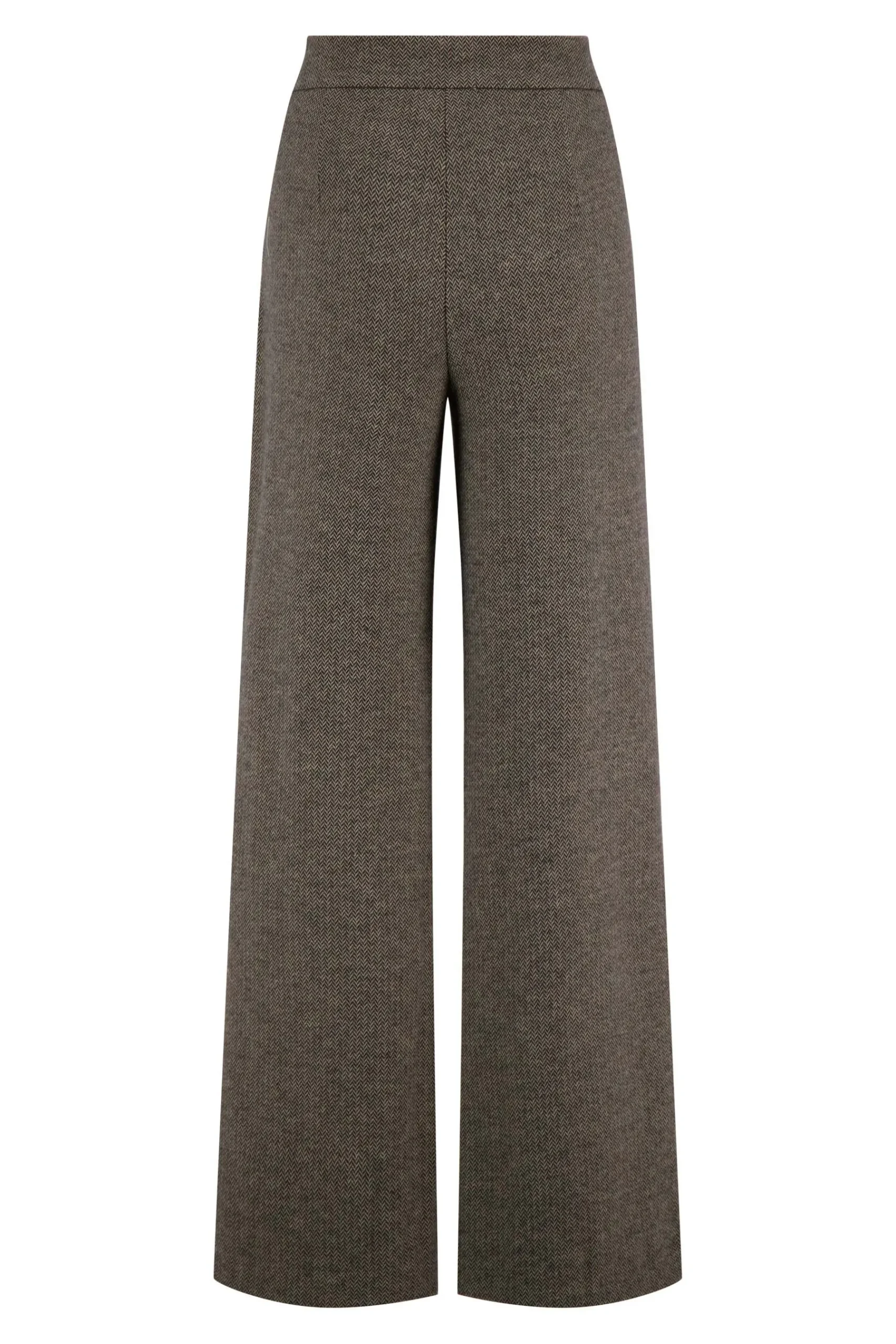 ZUSSS broek met visgraat structuur