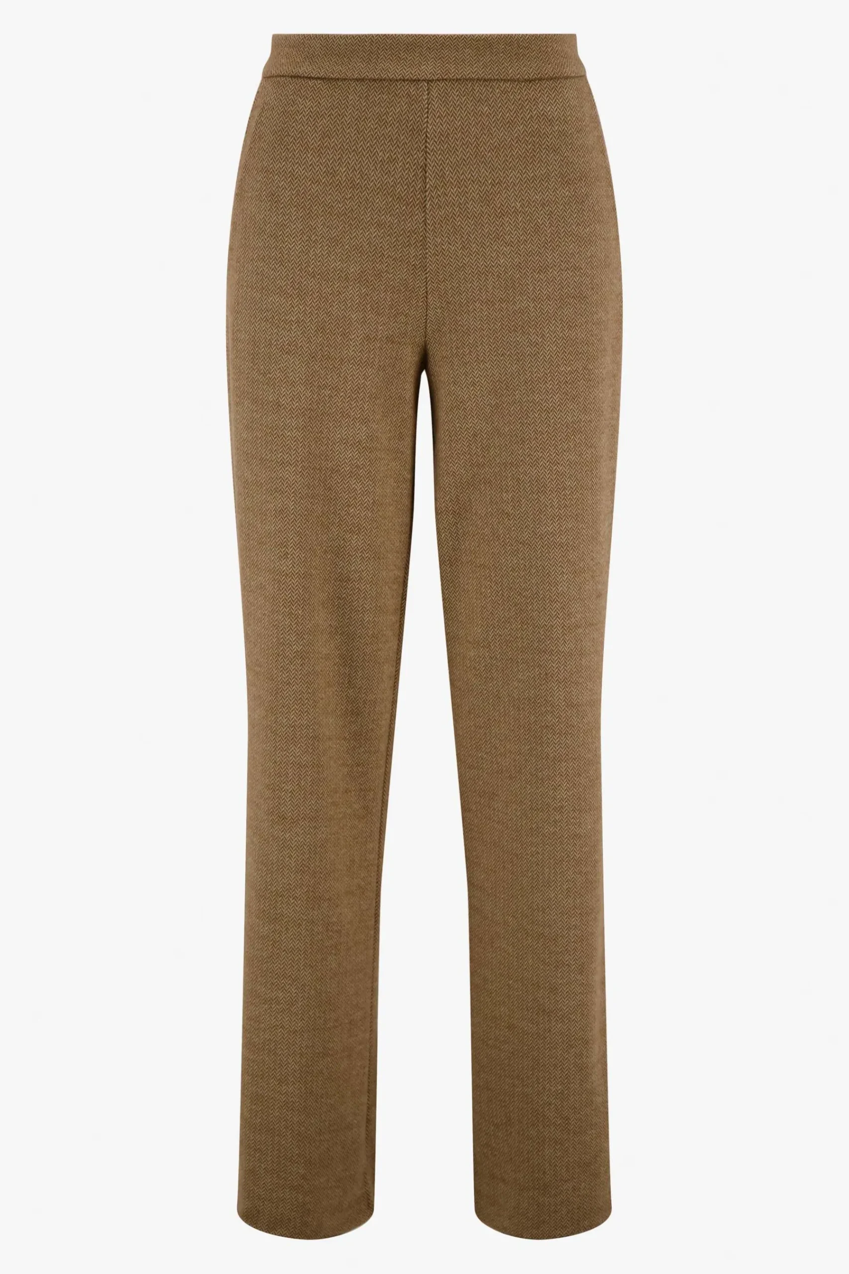 ZUSSS broek met visgraat structuur