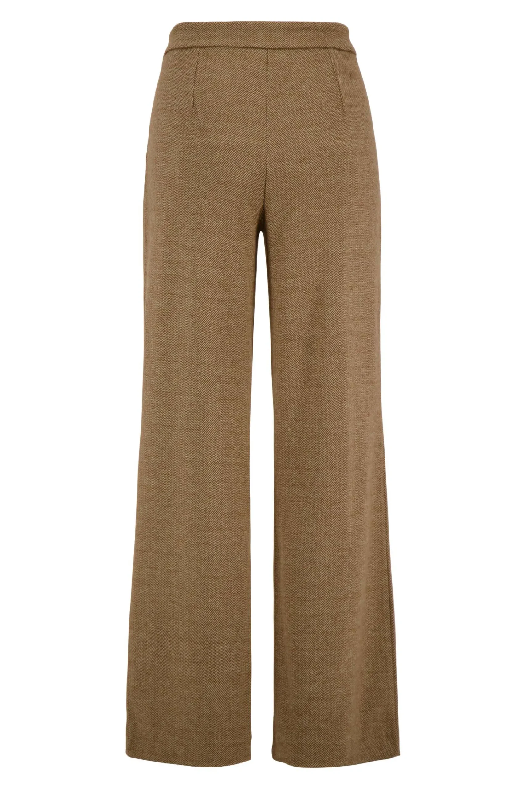 ZUSSS broek met visgraat structuur