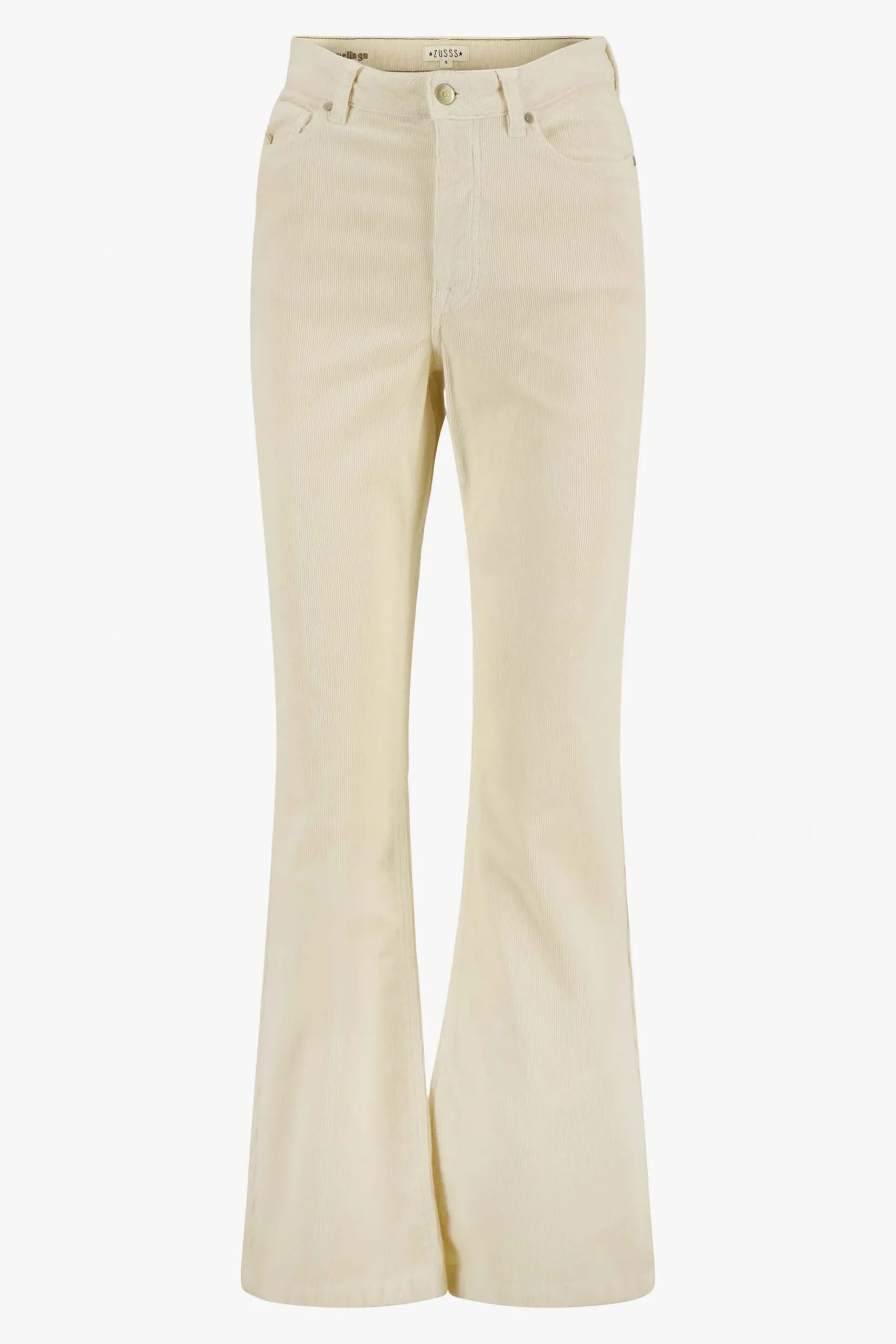 ZUSSS flared corduroy broek