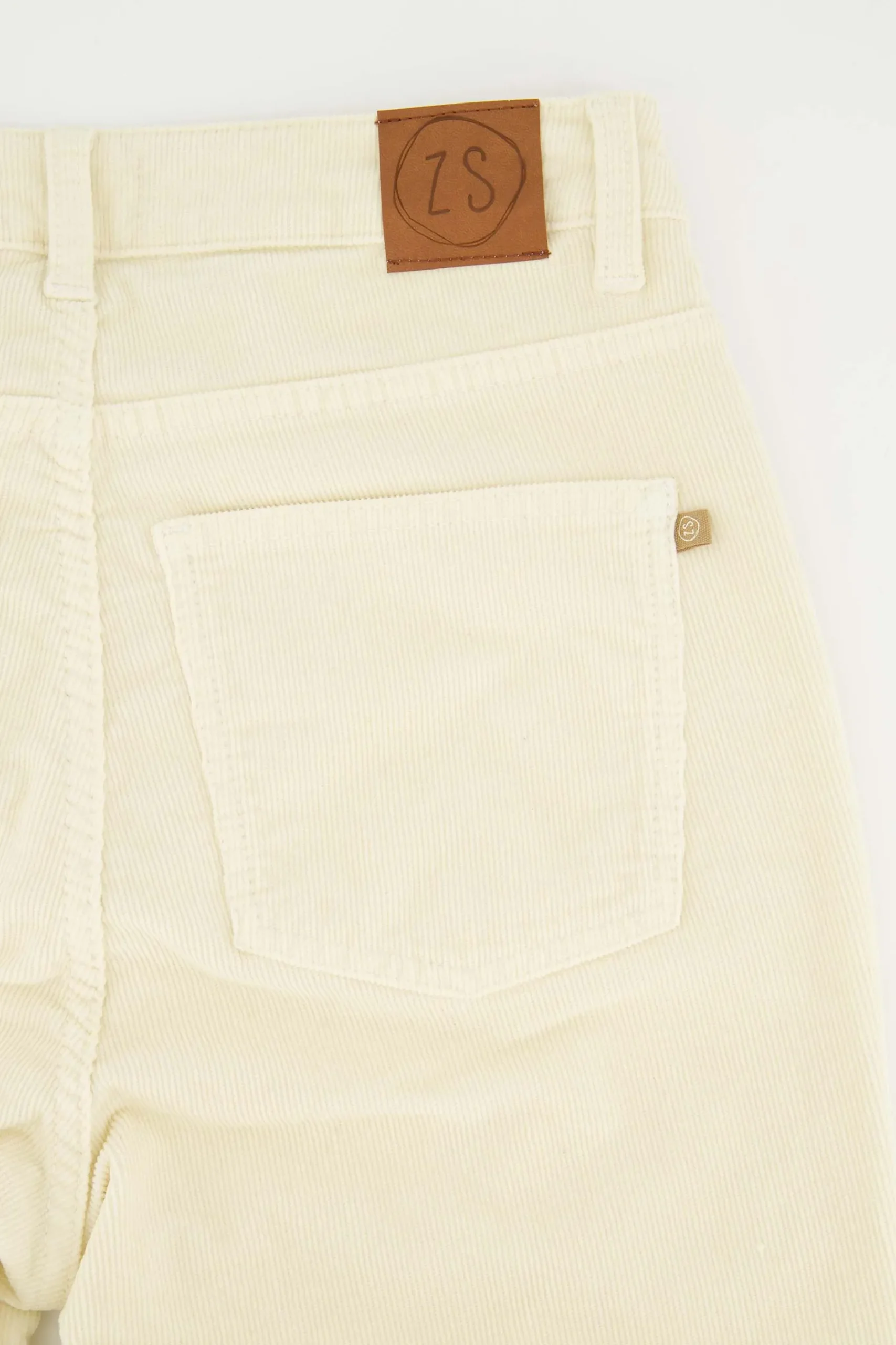 ZUSSS flared corduroy broek