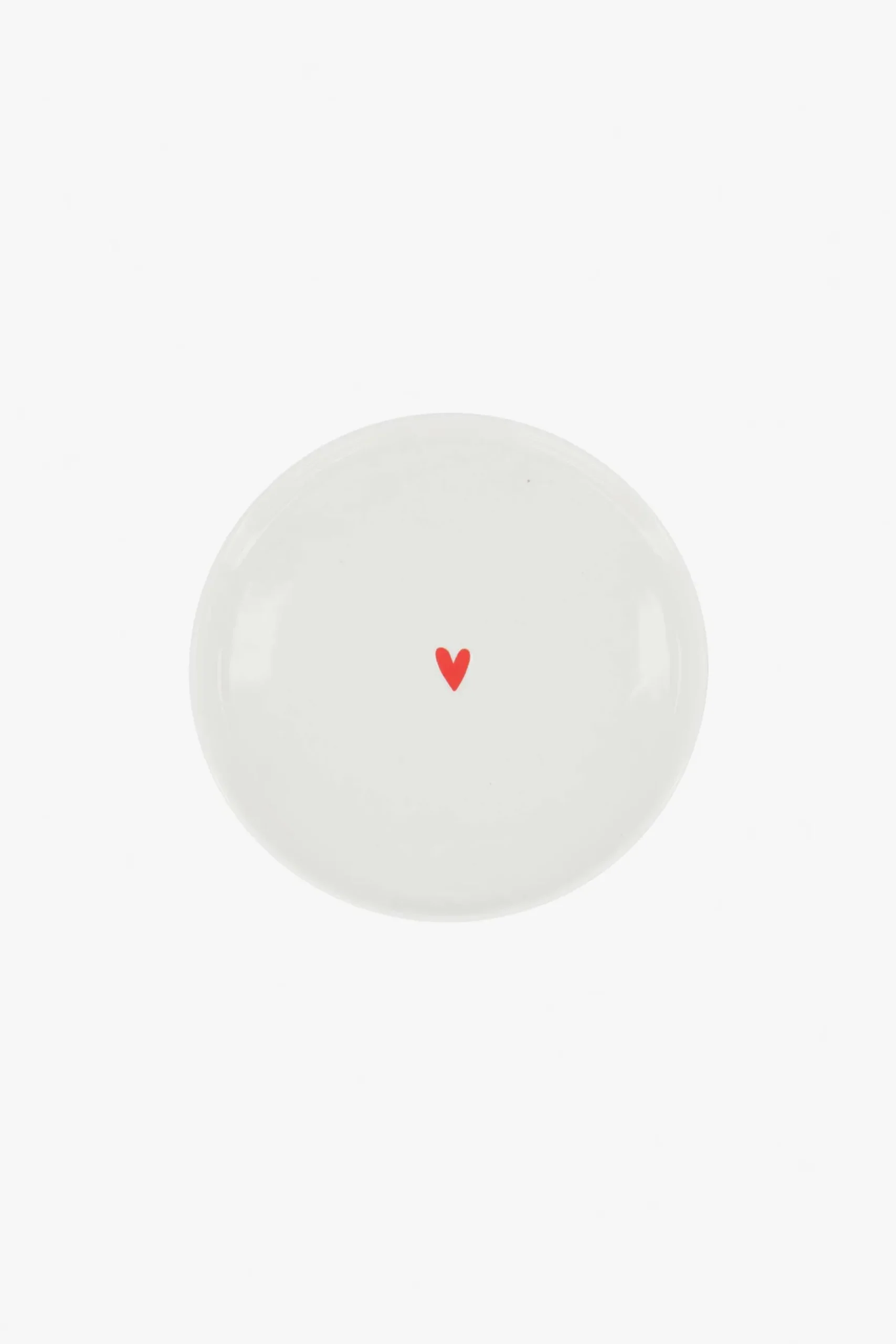 ZUSSS gebaksbordje met hartje rood