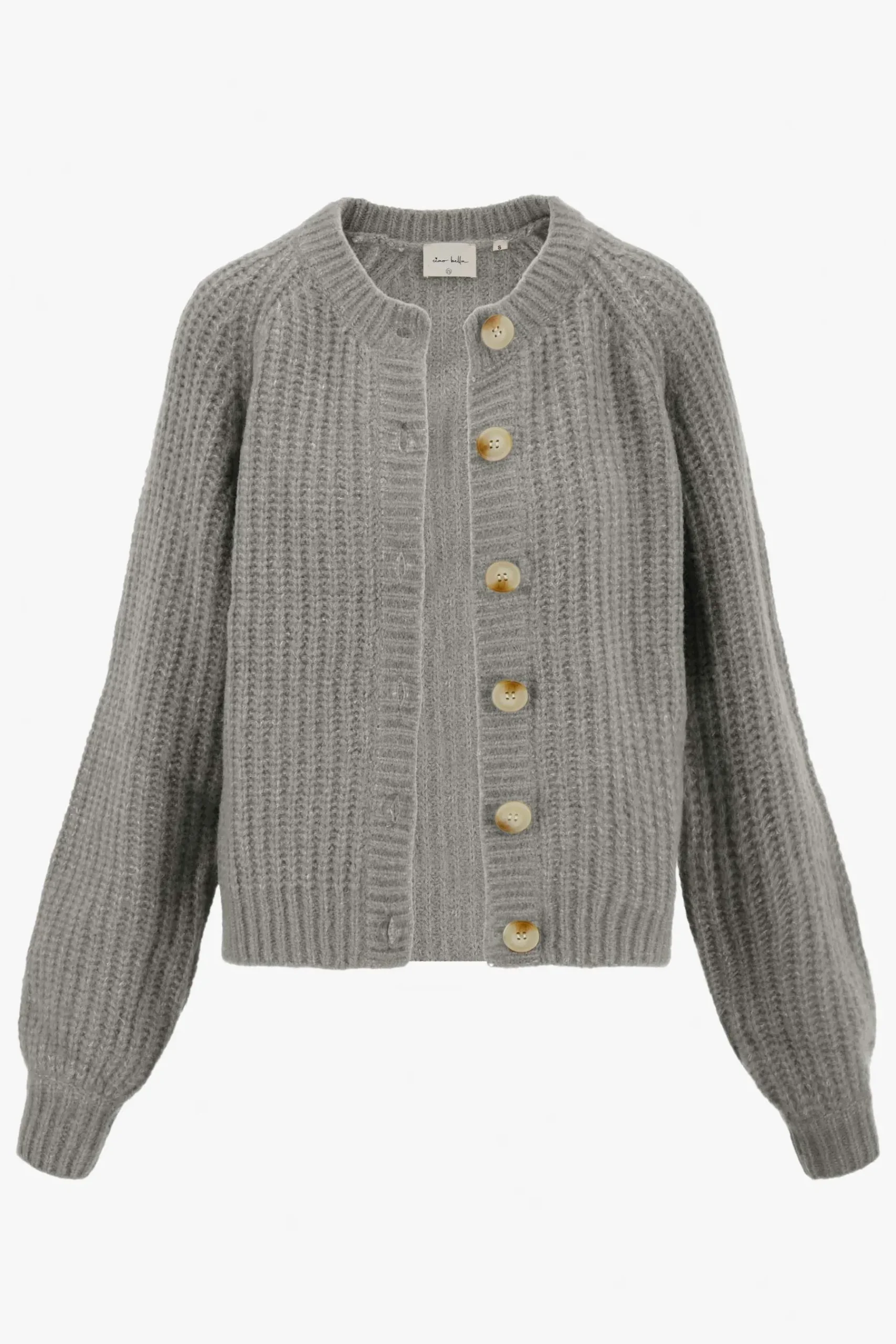 ZUSSS gebreid vest in bomberstyle