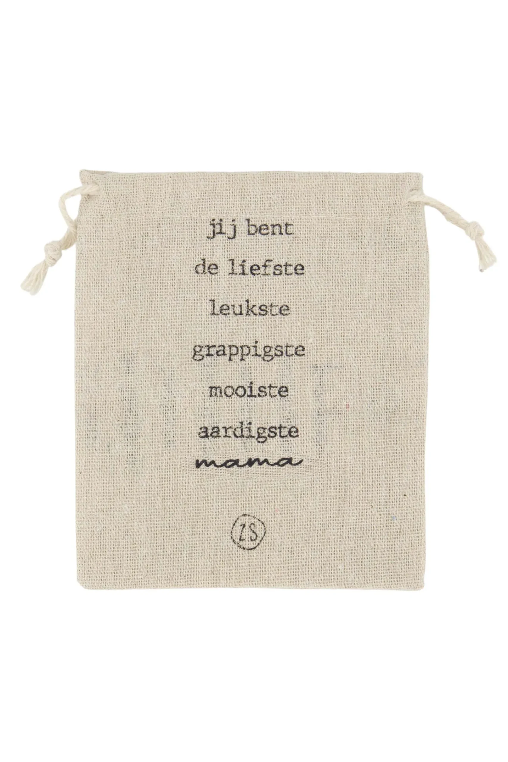ZUSSS geurkaars in katoenen zakje mama