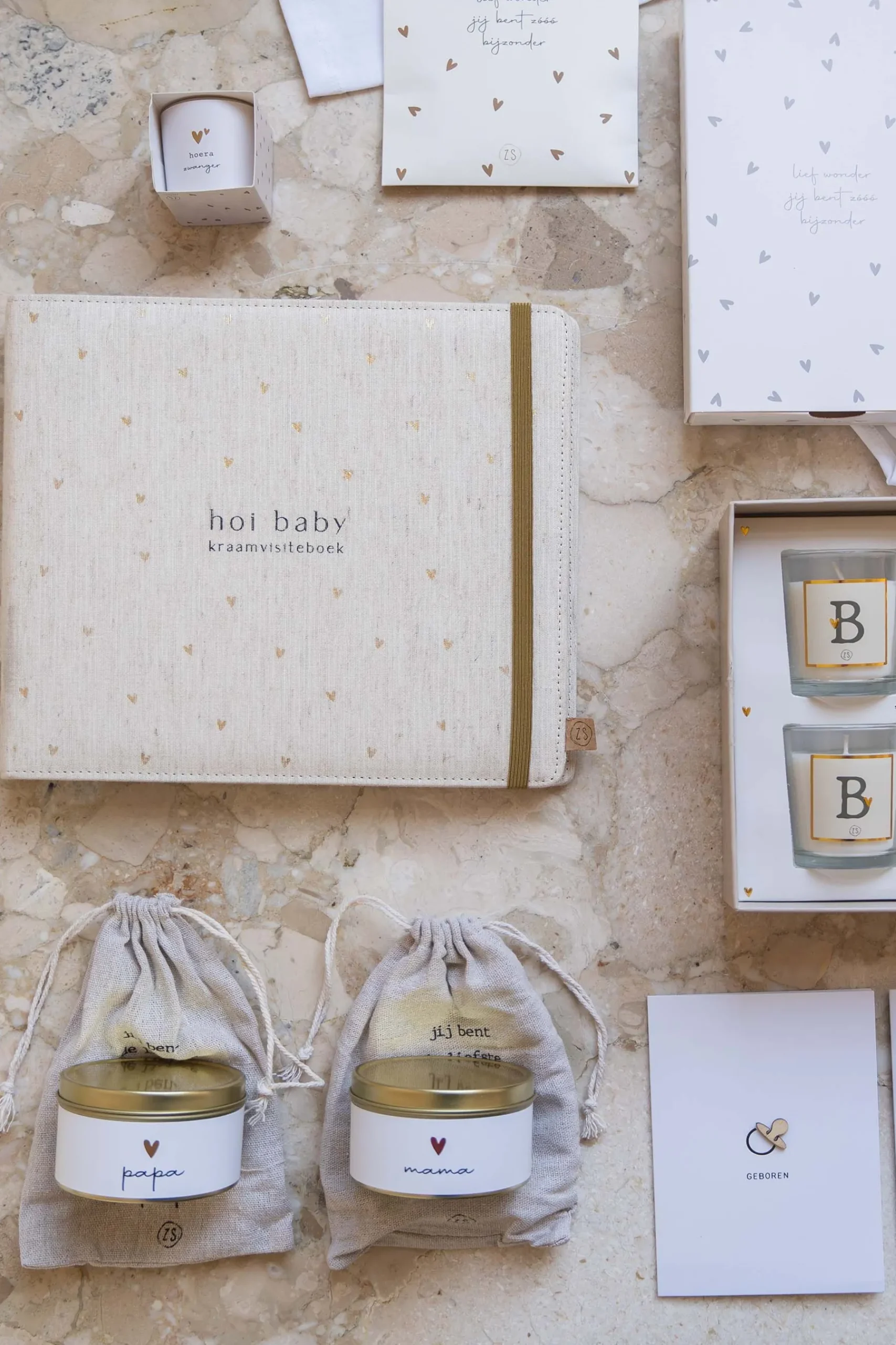 ZUSSS geurkaars in katoenen zakje mama