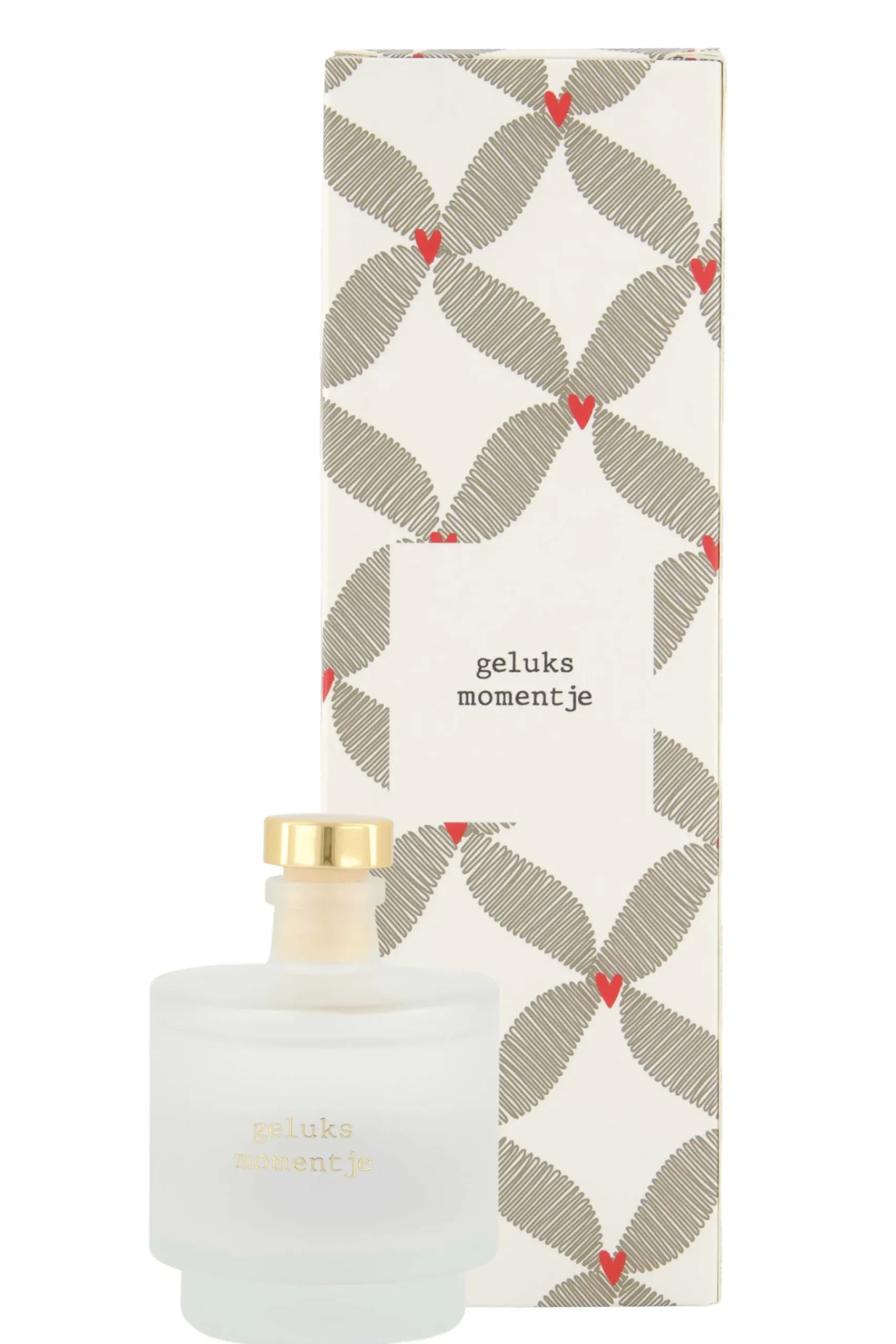 ZUSSS geurstokjes 90ml geluksmomentje antracietgrijs/roze rood