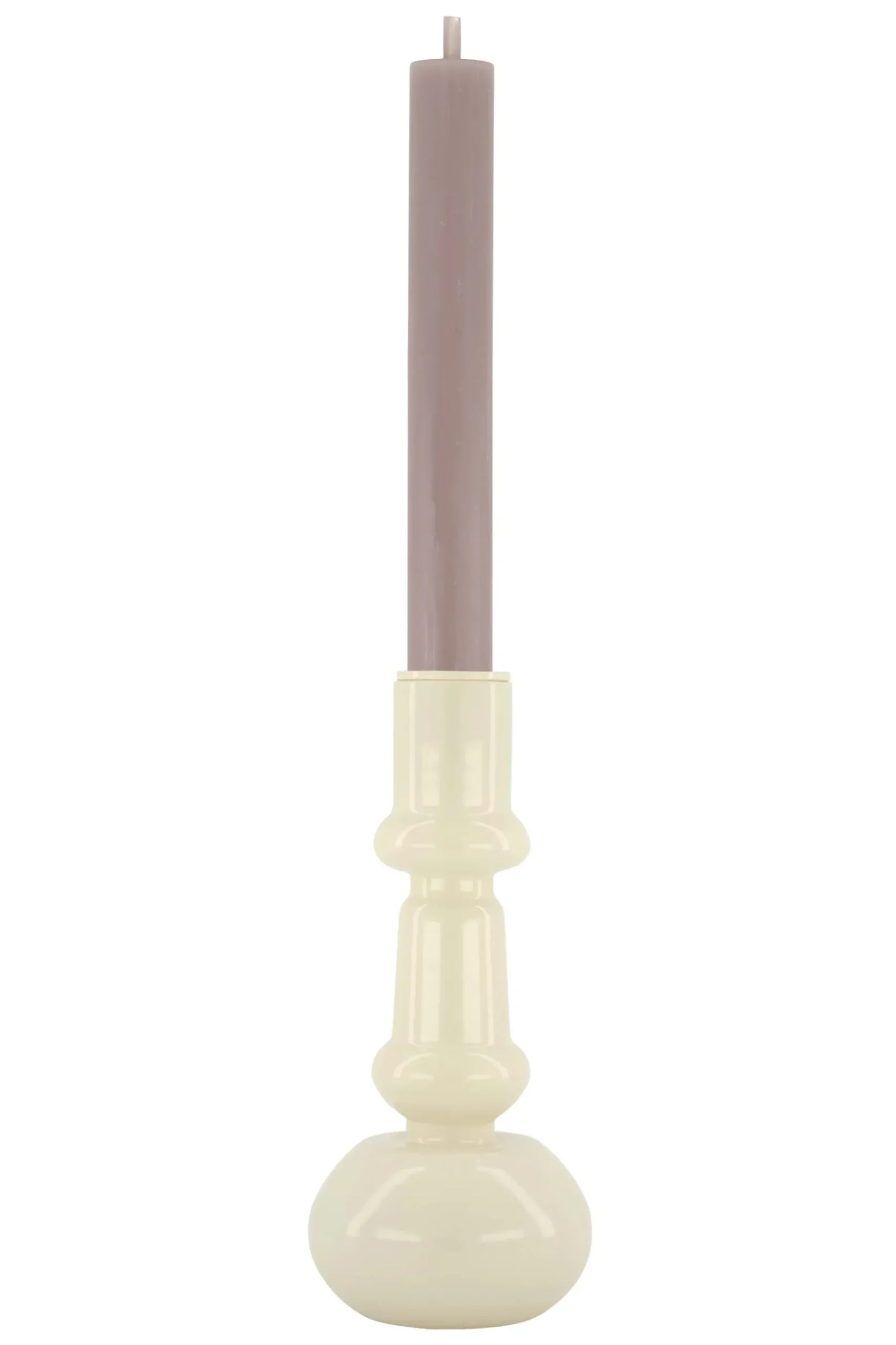 ZUSSS glazen kandelaar 18cm