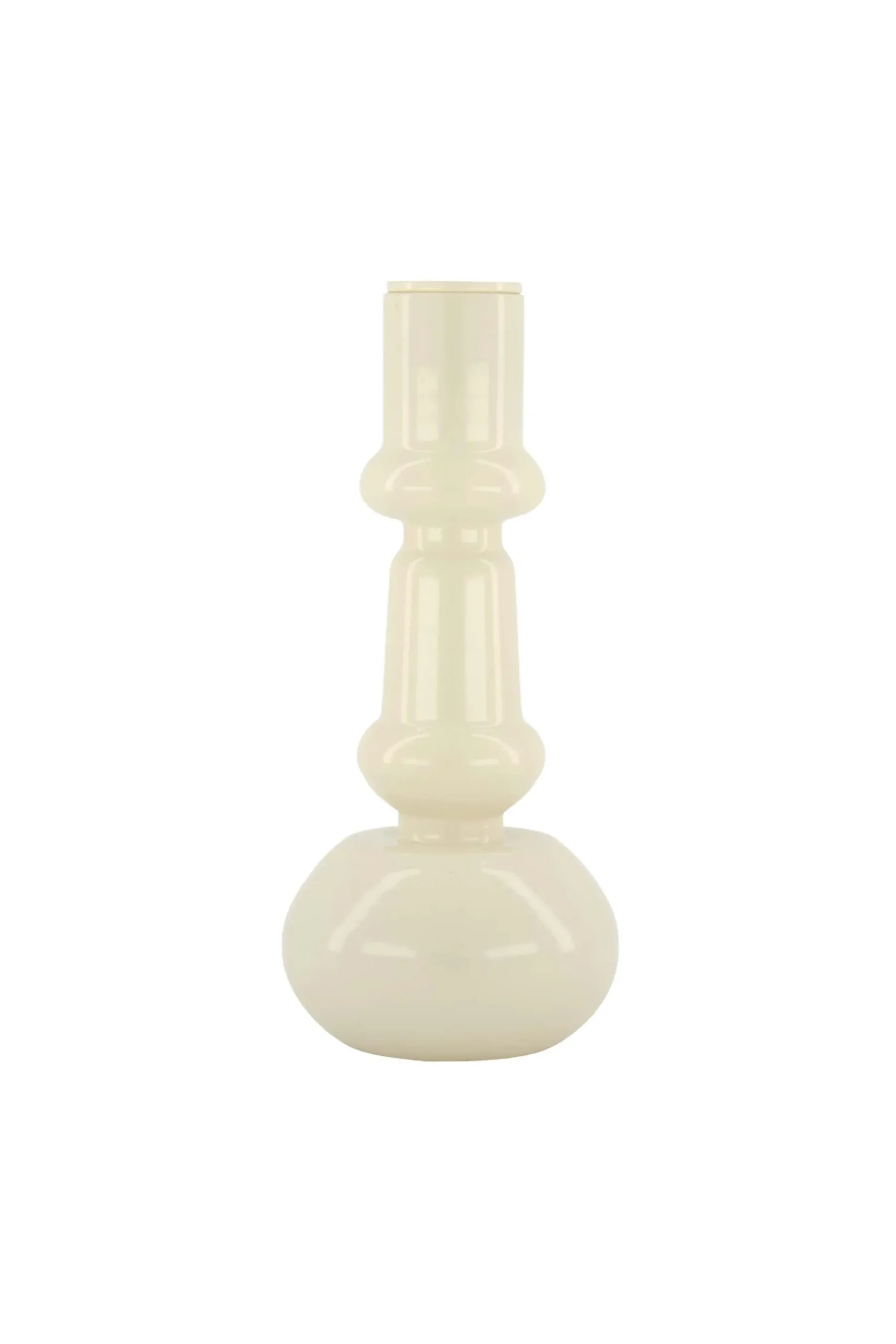 ZUSSS glazen kandelaar 18cm