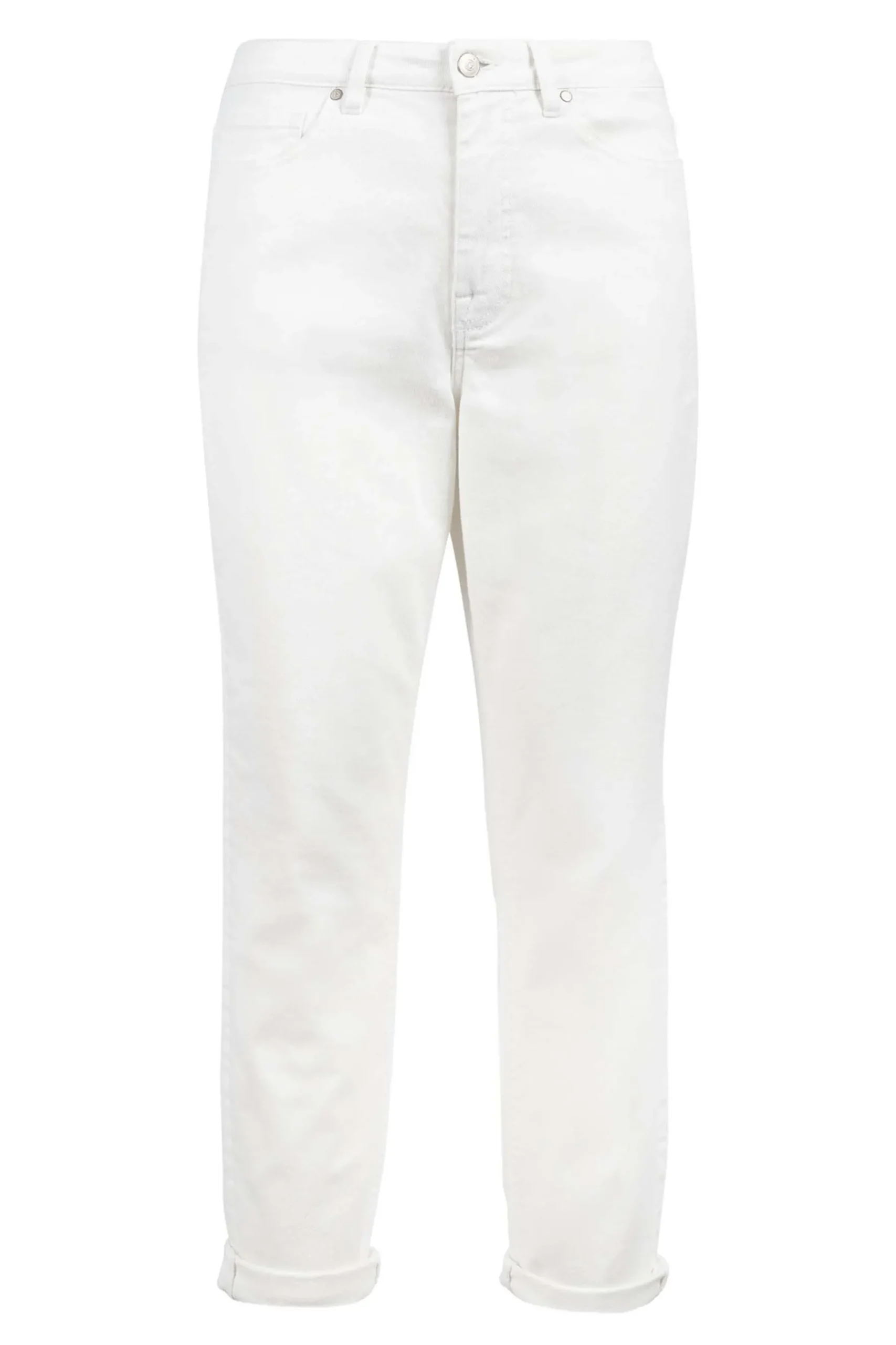 ZUSSS high waist jeans off white