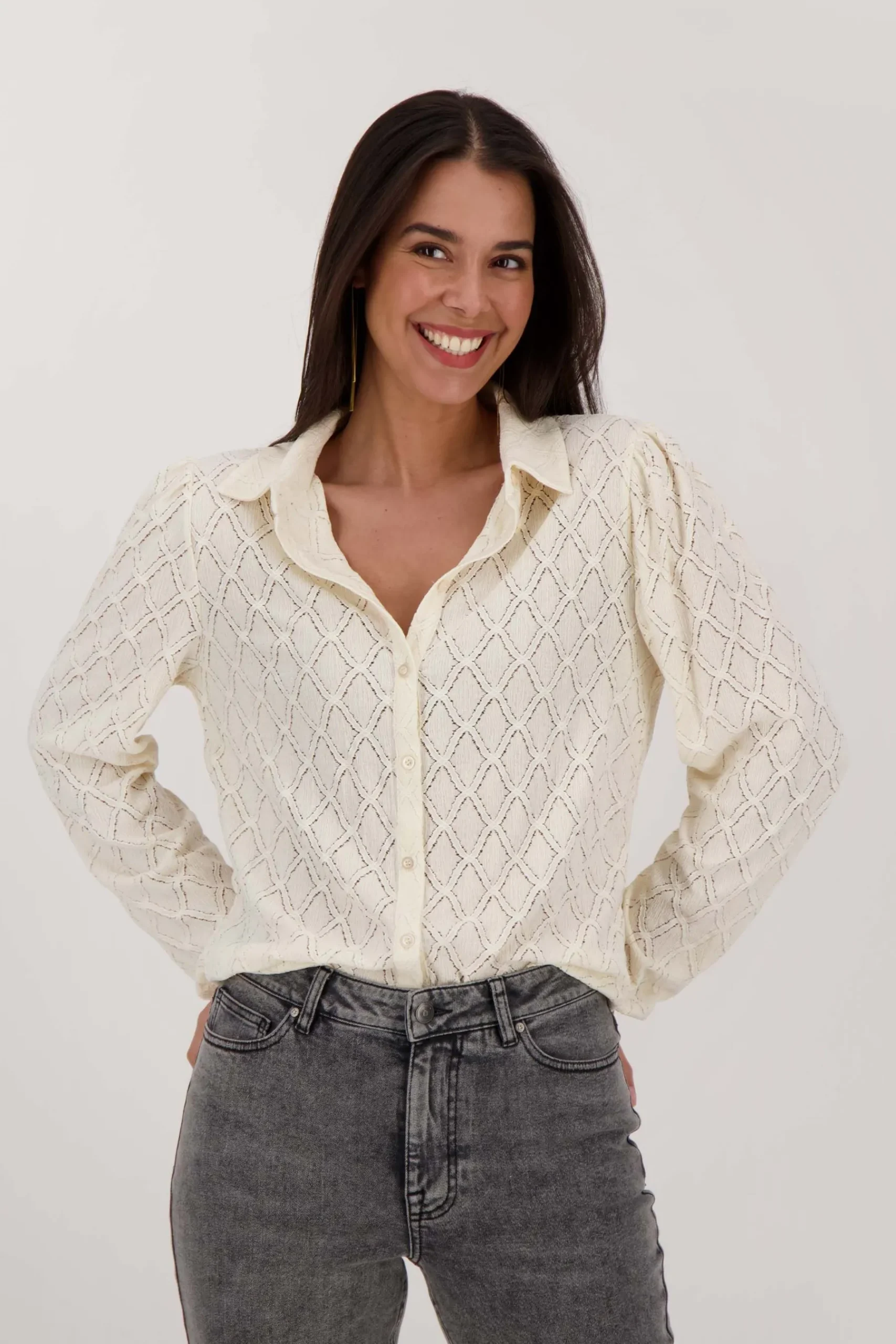 ZUSSS kanten blouse