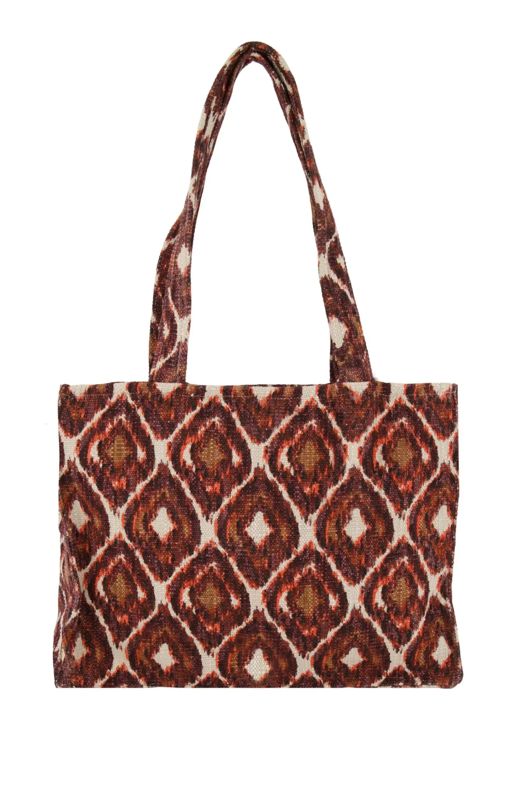 ZUSSS katoenen tas met ikat print