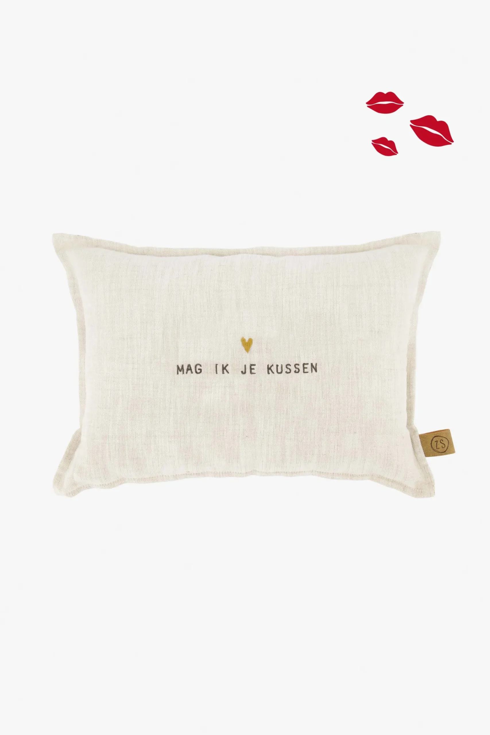 ZUSSS kussen mag ik je kussen 25x35cm peper en zout