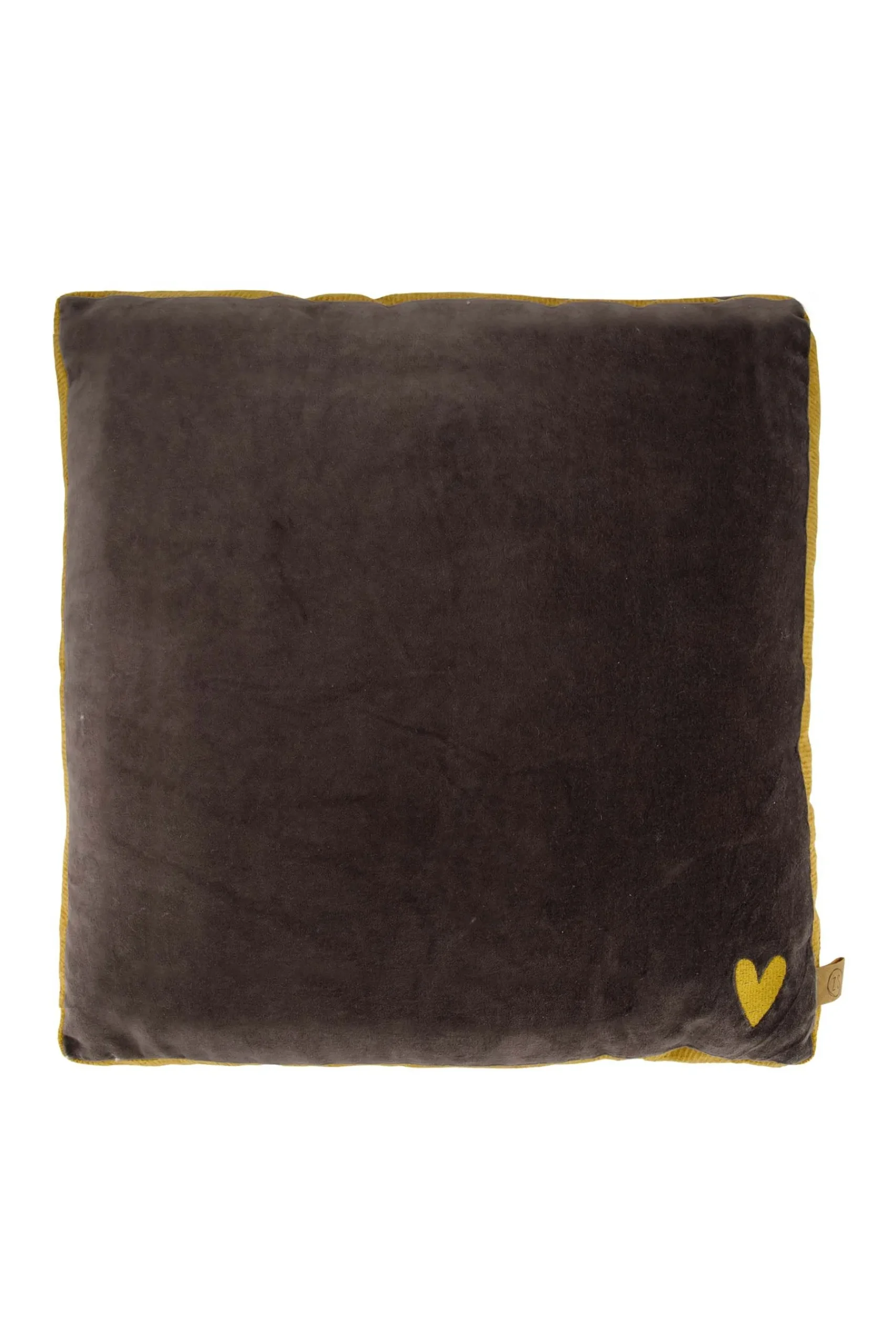 ZUSSS kussen velvet met brede rand 45x45cm