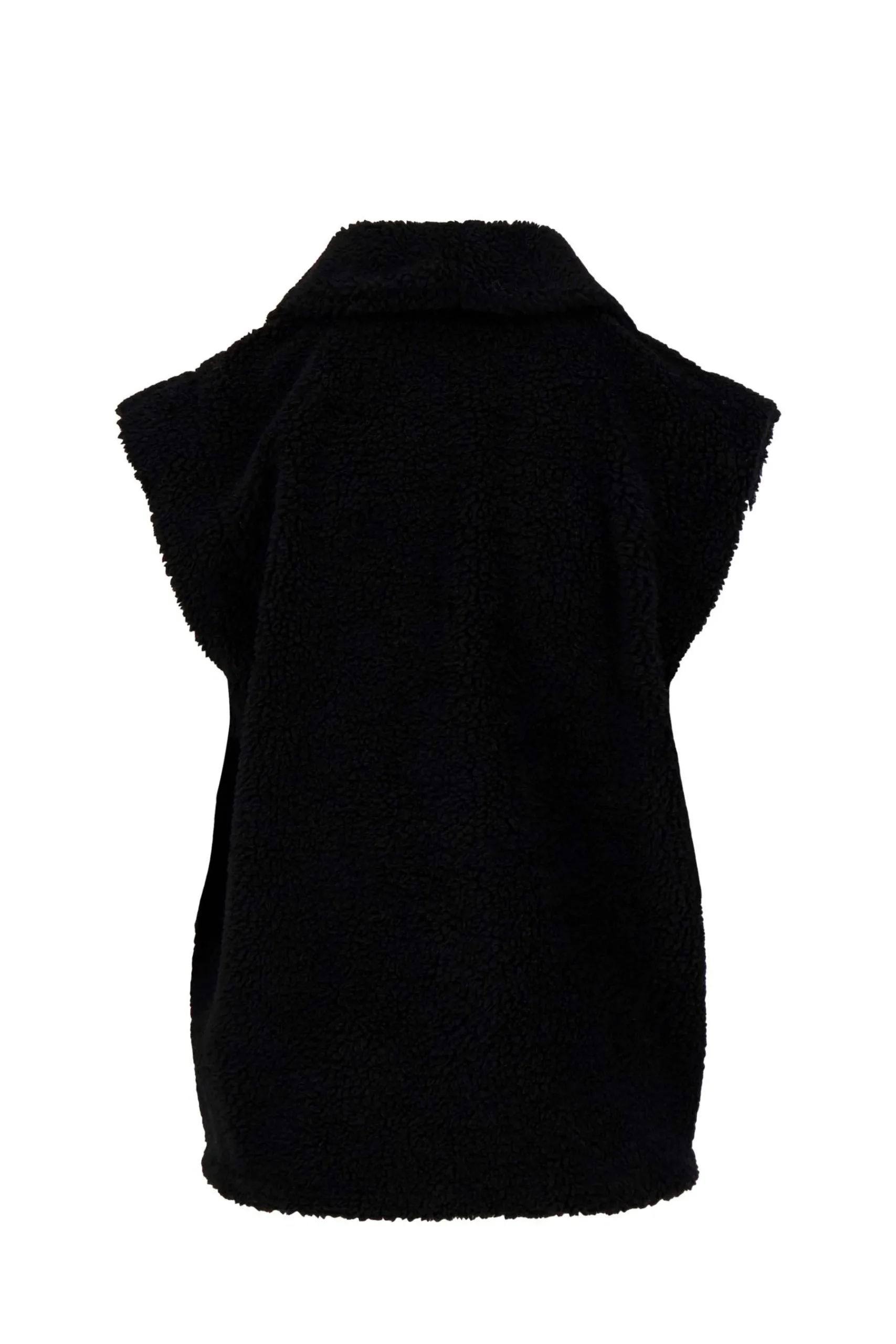 ZUSSS lang teddy gilet met zakken