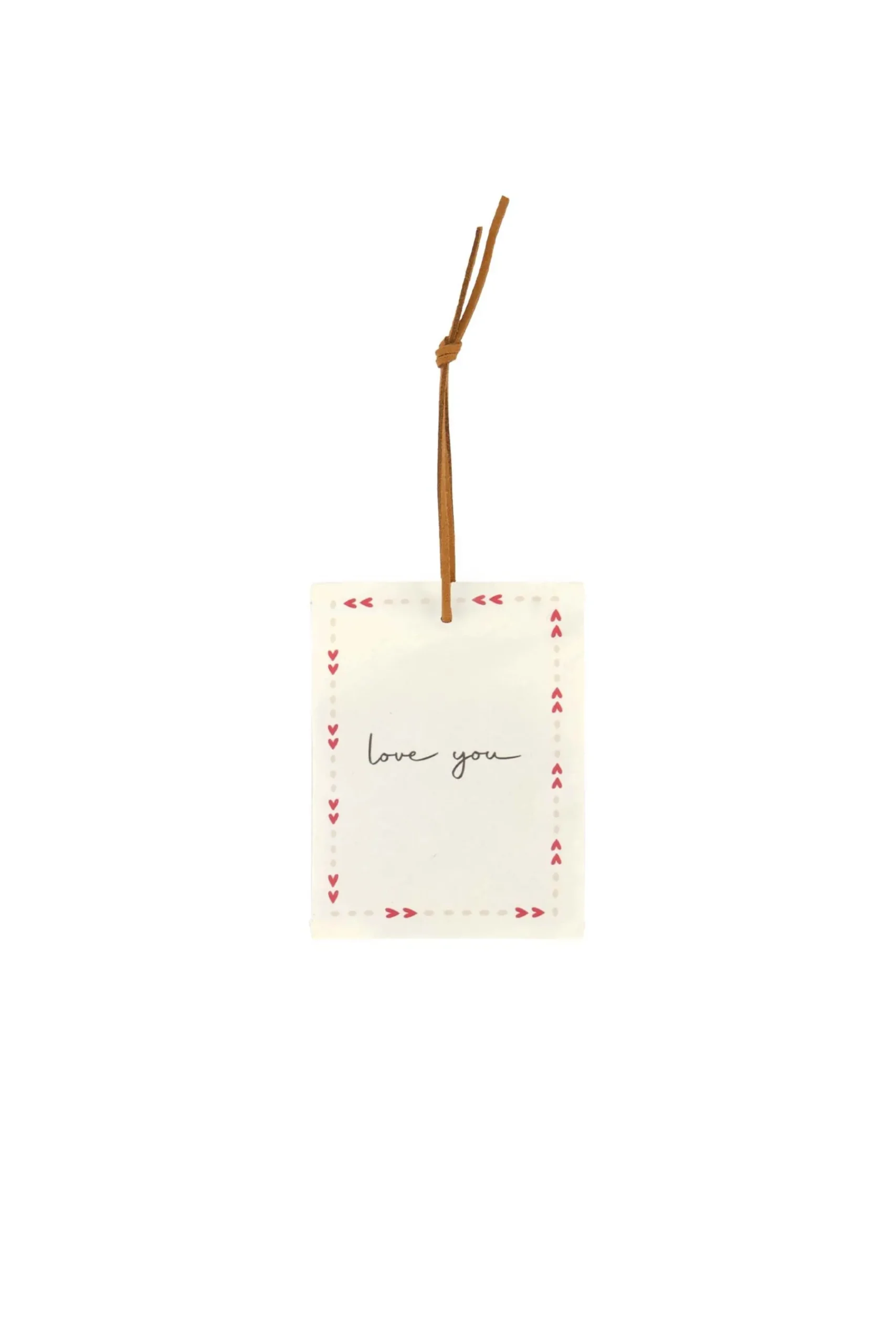 ZUSSS mini geurzakje love you roze rood/off white