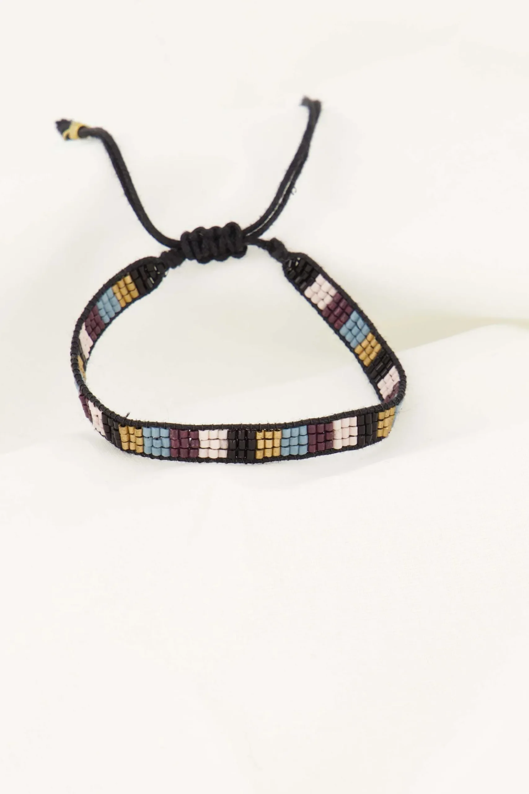 ZUSSS miyuki armbandje streepje color