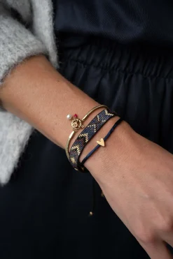 ZUSSS miyuki armbandje zigzag color