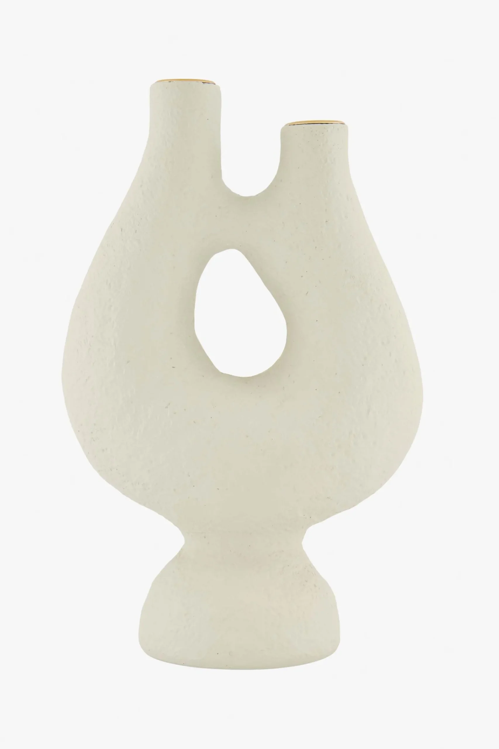 ZUSSS polystone kandelaar ornament L
