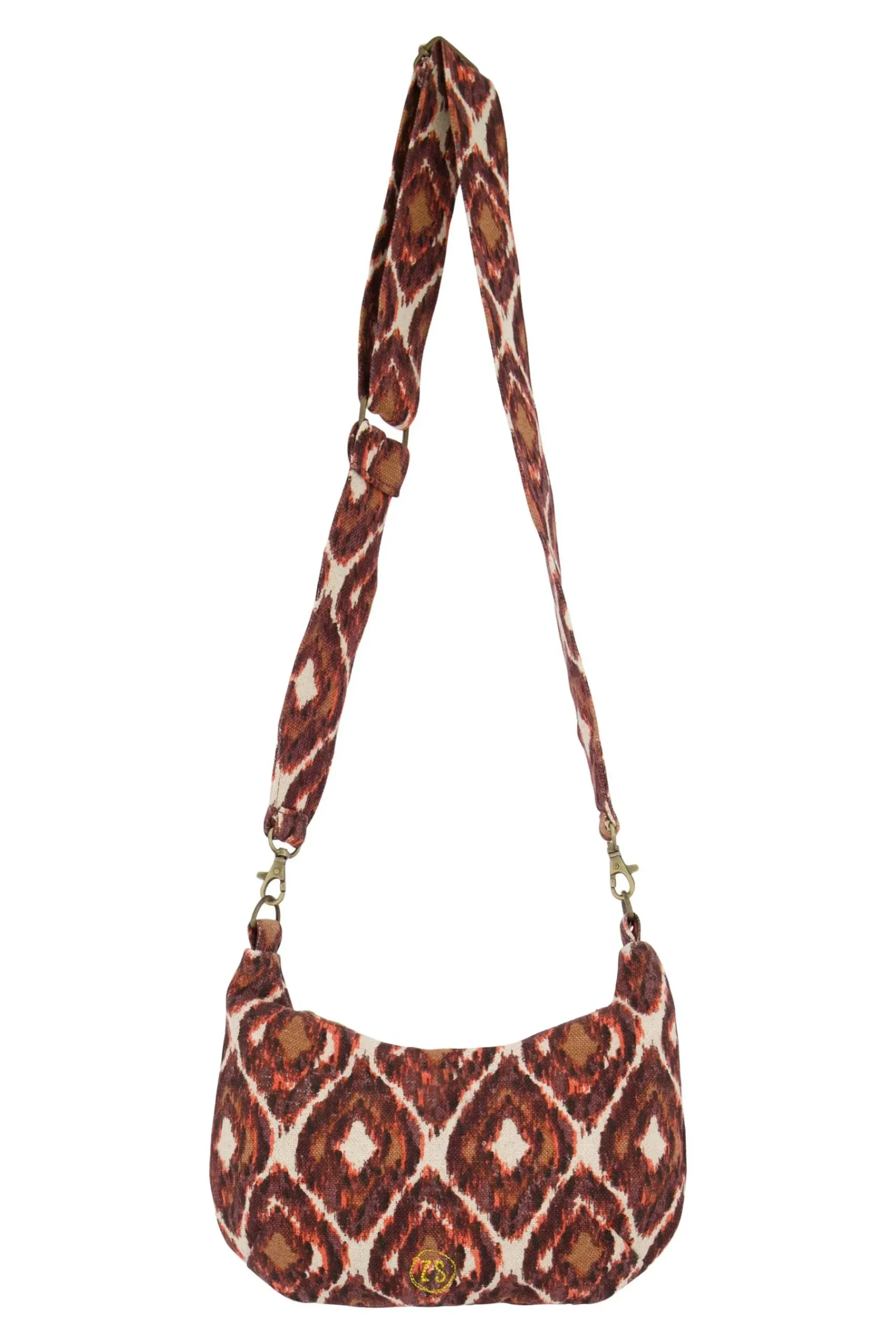 ZUSSS schoudertasje met ikat print