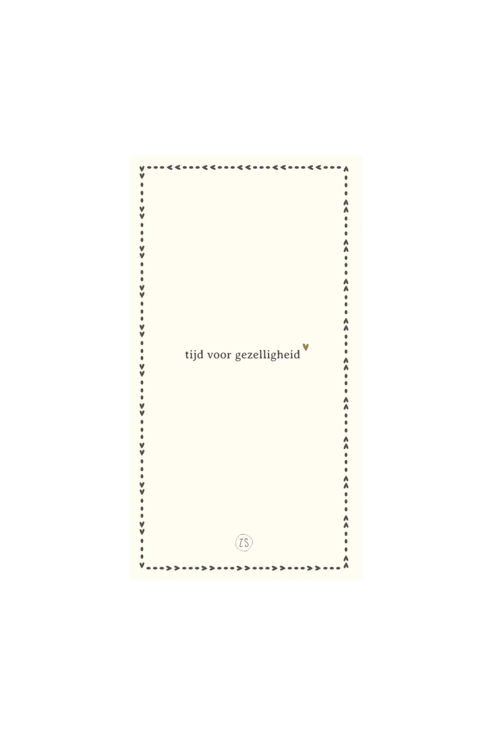 ZUSSS servetten gezelligheid 11x20cm