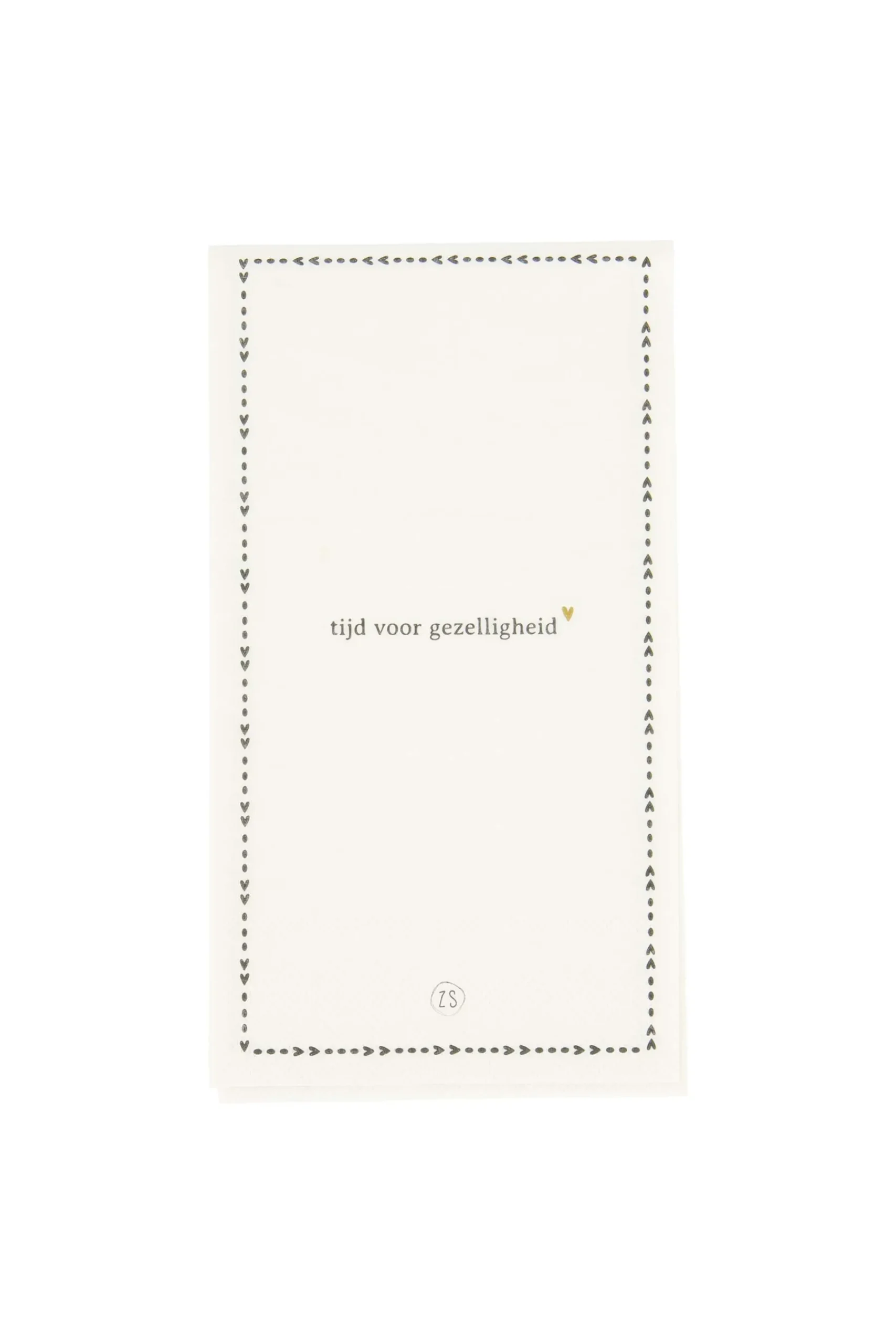 ZUSSS servetten gezelligheid 11x20cm