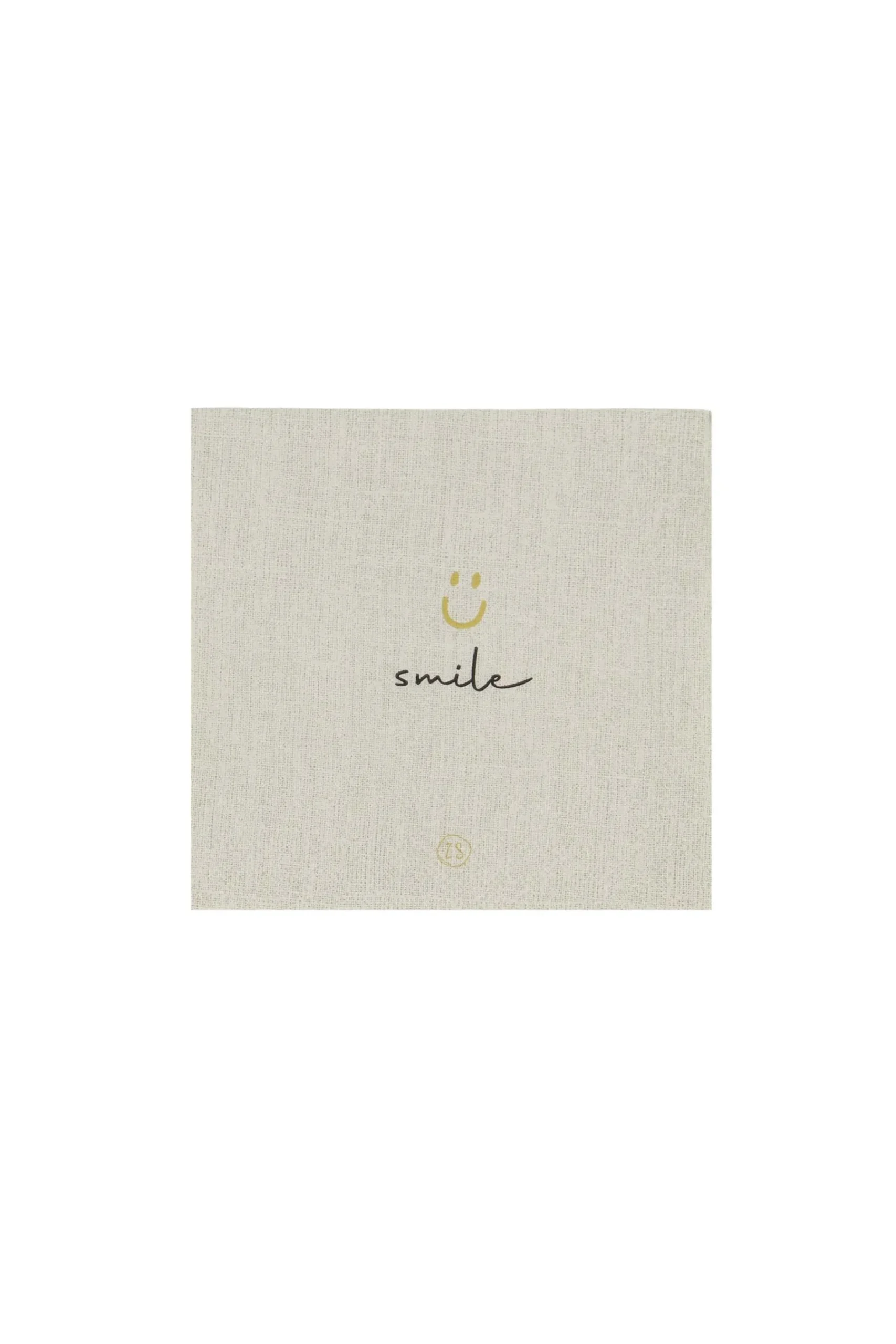 ZUSSS servetten vierkant 12,5x12,5cm smile linnen