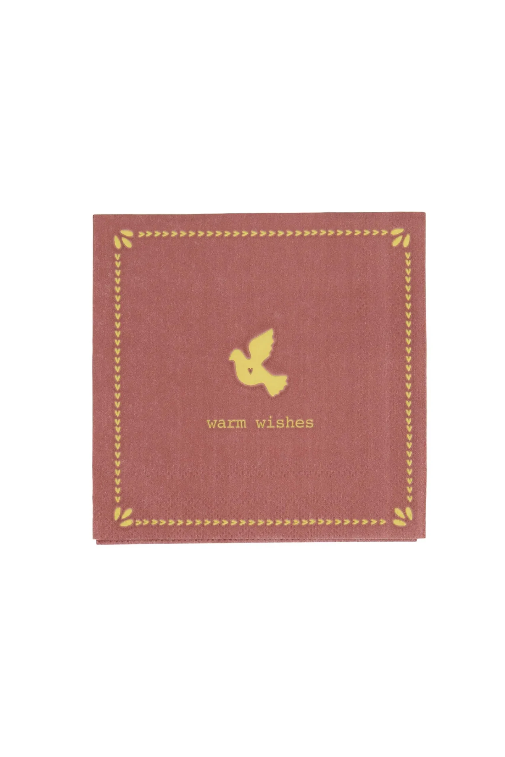 ZUSSS servetten vierkant warm wishes 12,5x12,5cm