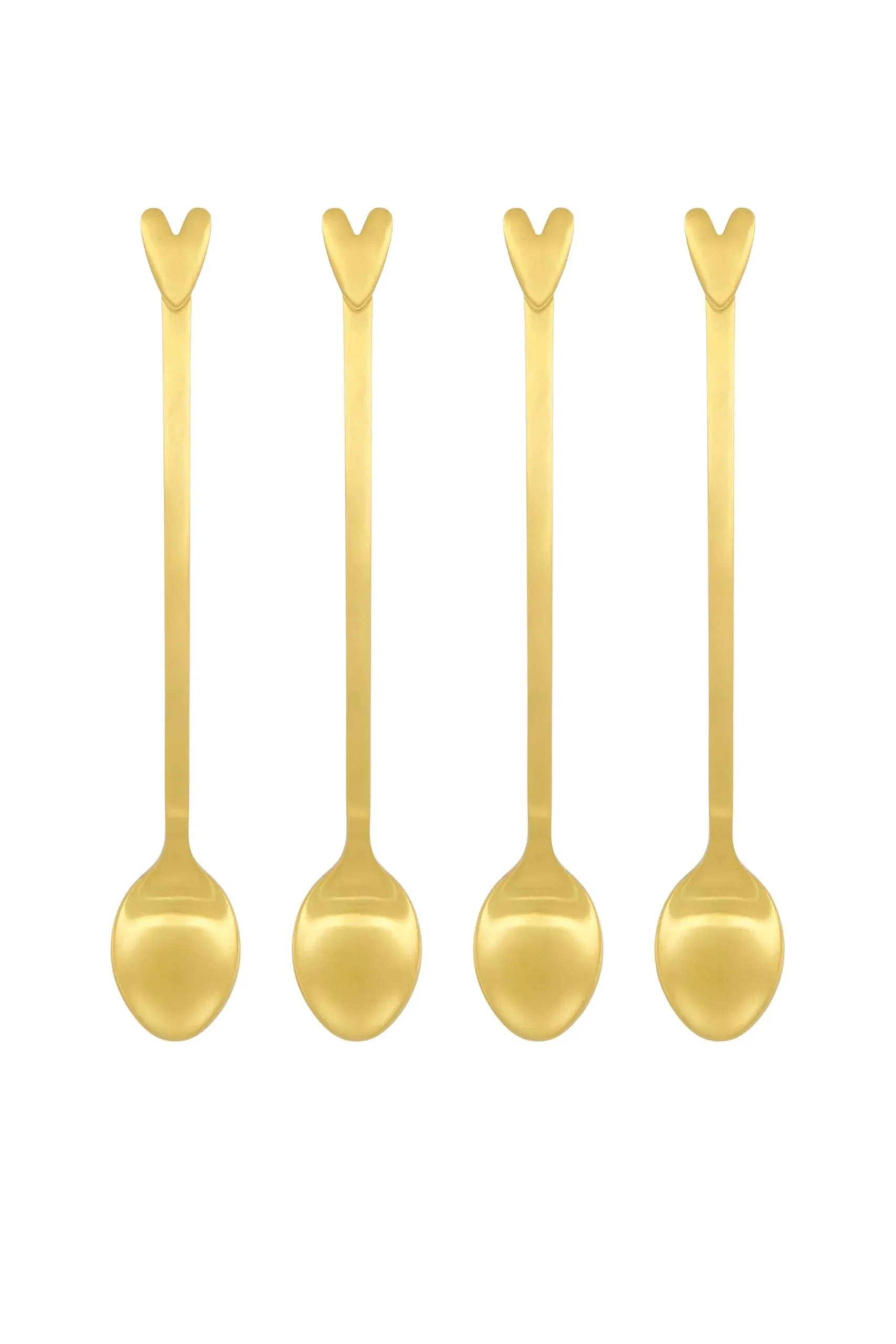 ZUSSS set van 4 lepels hartje