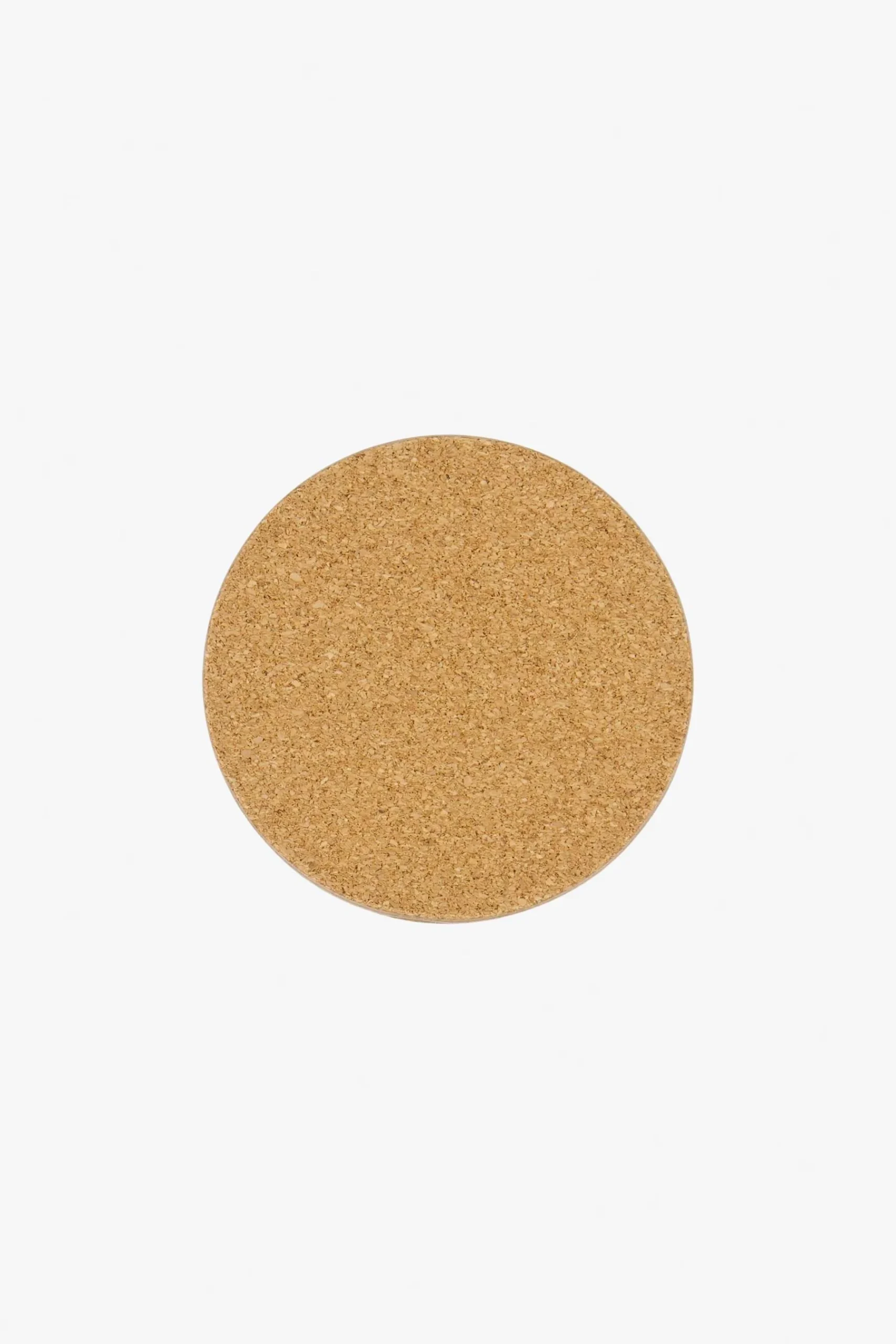 ZUSSS Set van 6 onderzetters rond zand/antracietgrijs/terra roze