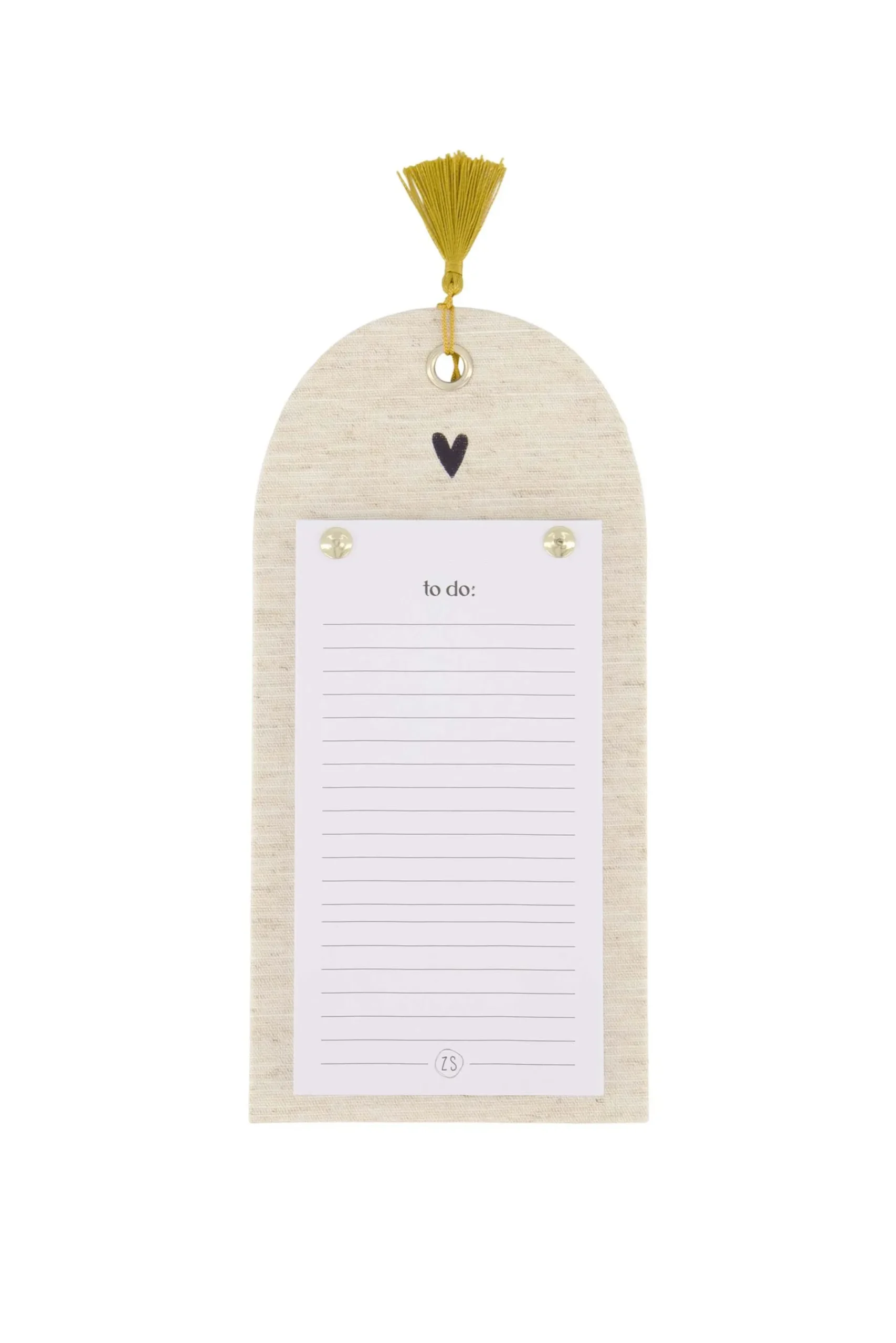 ZUSSS to-do-lijstje op linnen bord
