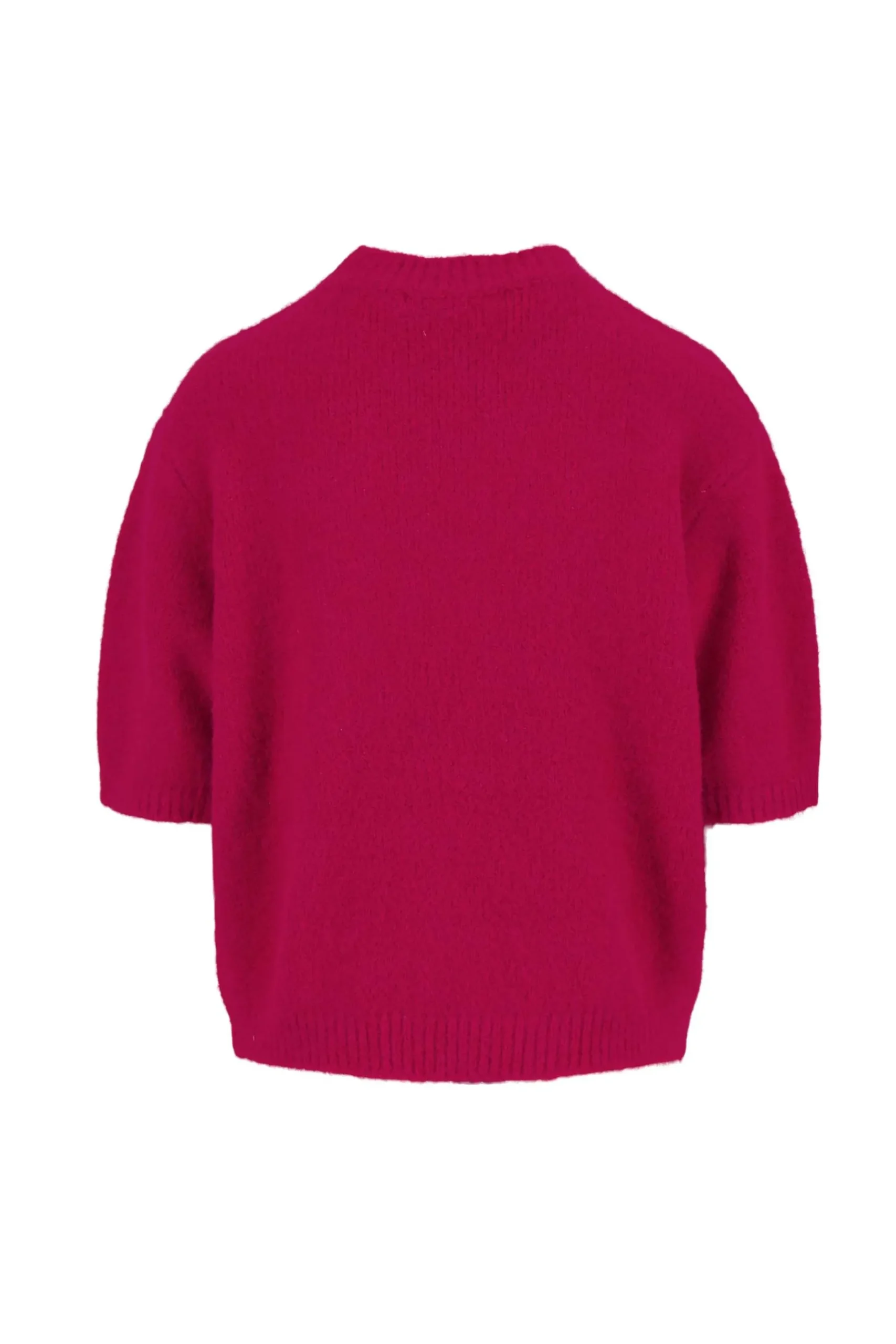 ZUSSS trui met boothals roze rood