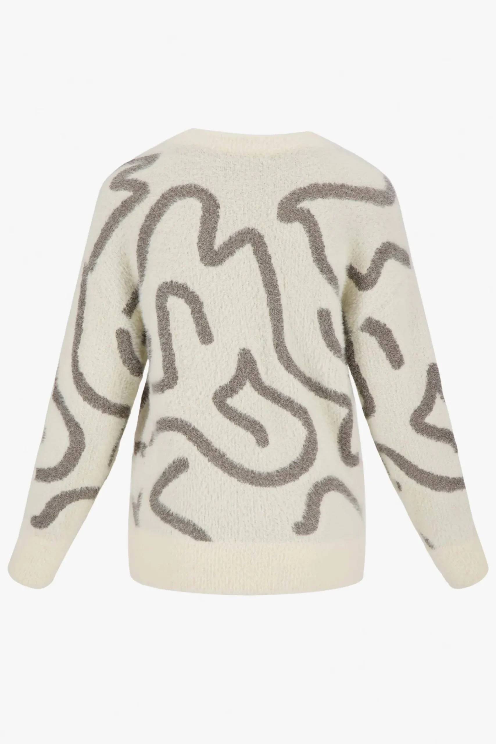 ZUSSS trui met lurex patroon