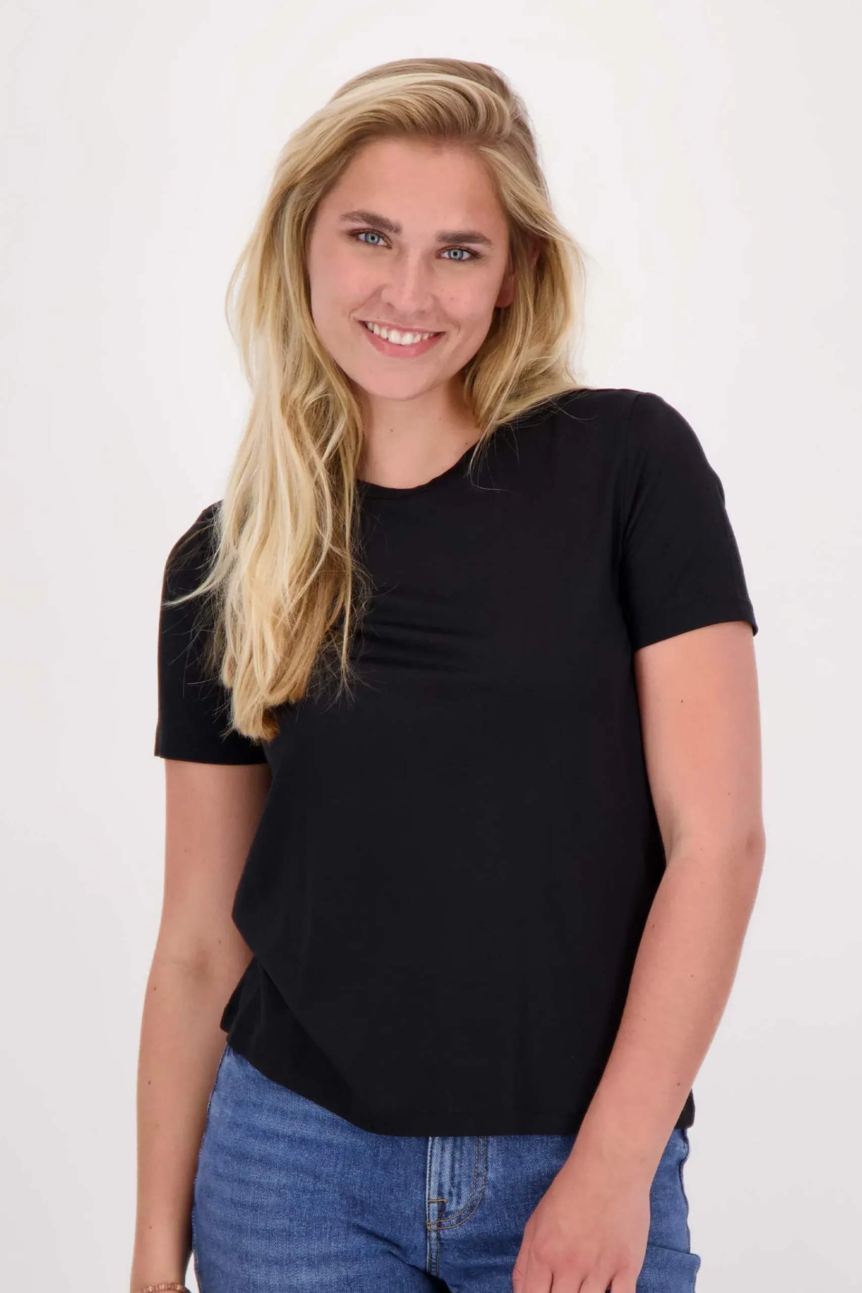 ZUSSS t-shirt met ronde hals